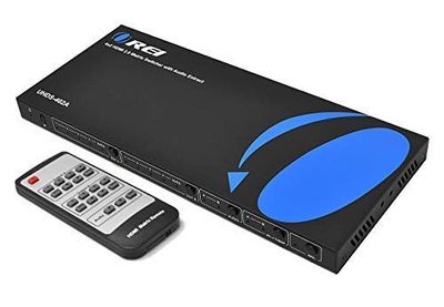 4K HDMI Matrix Switch 4 X 2 by Orei Switcher 18G UltraHD with Arc Supports Upto 4K @ 60Hz & 1080P IR Audio Extractor Arc EDID HDCP 2.- Remote Control - Full Matrix Selection $114.99 (Reg $134.99)