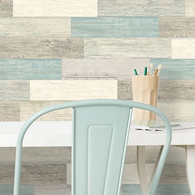 RoomMates RMK3696GM Distressed Barn Wood Plank Repositionable and Removable Peel and Stick Giant Wall Decals, Multi 2 Sheets 17.25" x 36.5" $27.08 (Reg $41.73) RoomMates RMK3696GM Distressed Barn Wood Plank Repositionable and Removable Peel and Stick Giant Wall Decals, Multi 2 Sheets 17.25" x 36.5" $27.08 (Reg $41.73)
