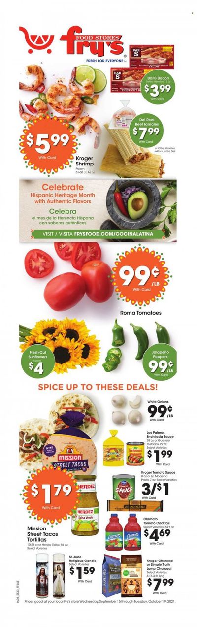 Fry’s (AZ) Weekly Ad Flyer October 1 to October 8