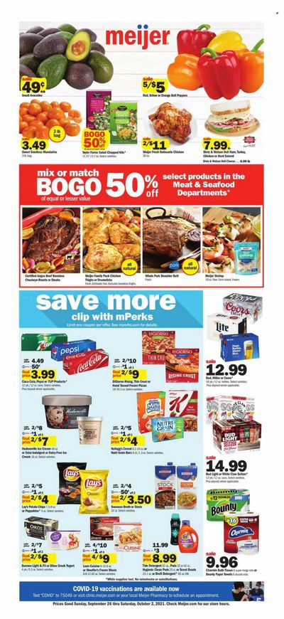 Meijer (IN) Weekly Ad Flyer October 1 to October 8