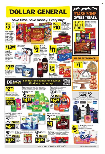 Dollar General Weekly Ad Flyer October 1 to October 8