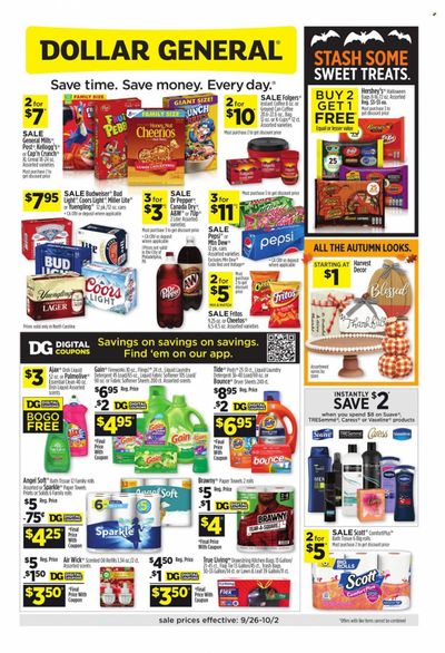 Dollar General Weekly Ad Flyer October 1 to October 8