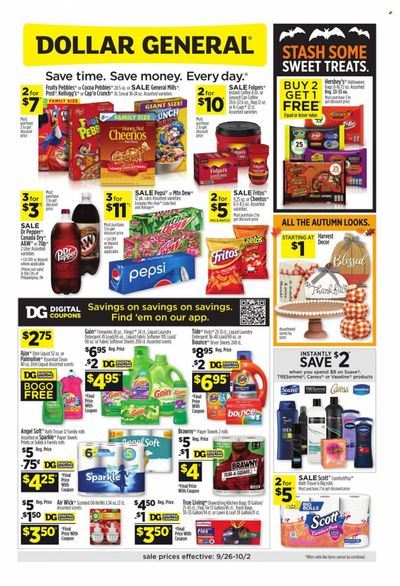 Dollar General Weekly Ad Flyer October 1 to October 8