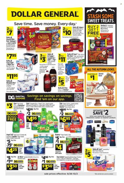 Dollar General Weekly Ad Flyer October 1 to October 8