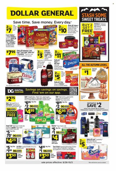 Dollar General Weekly Ad Flyer October 1 to October 8