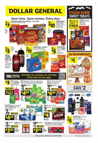 Dollar General Weekly Ad Flyer October 1 to October 8