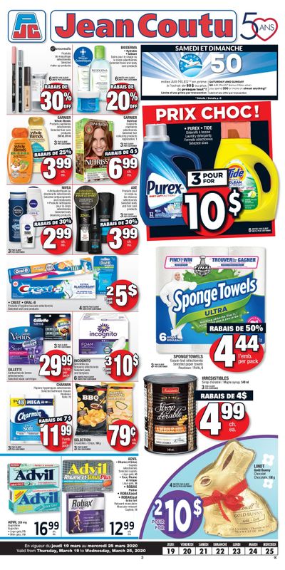Jean Coutu (QC) Flyer March 19 to 25
