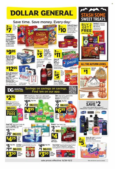 Dollar General Weekly Ad Flyer October 1 to October 8