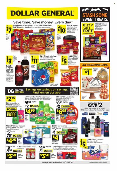 Dollar General Weekly Ad Flyer October 1 to October 8