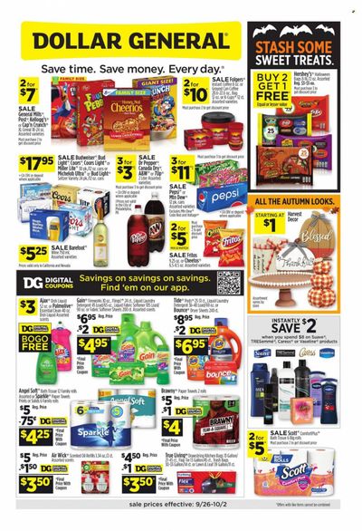 Dollar General Weekly Ad Flyer October 1 to October 8
