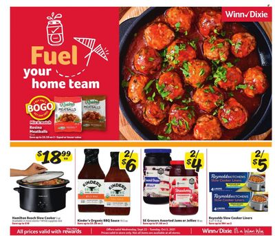 Winn Dixie (AL, FL, GA, LA) Weekly Ad Flyer October 1 to October 8