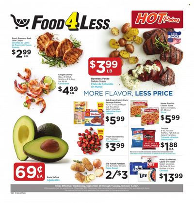 Food 4 Less (IL) Weekly Ad Flyer October 1 to October 8
