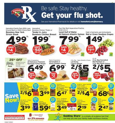 Hannaford (MA) Weekly Ad Flyer October 1 to October 8