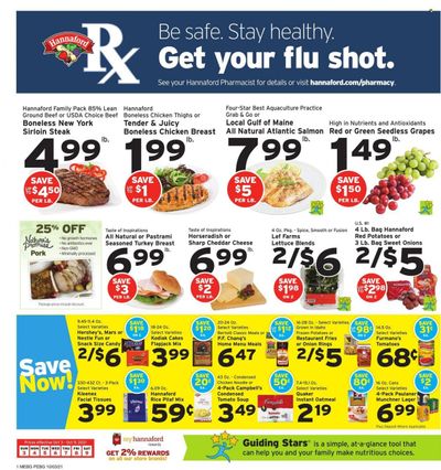 Hannaford (ME) Weekly Ad Flyer October 1 to October 8