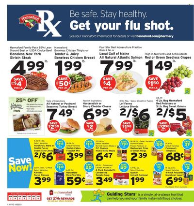 Hannaford (NY) Weekly Ad Flyer October 1 to October 8