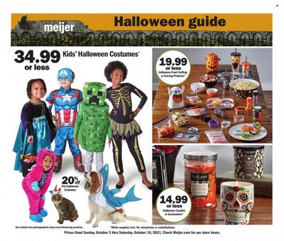 Meijer (IL, IN, KY, MI, OH, WI) Weekly Ad Flyer October 1 to October 8