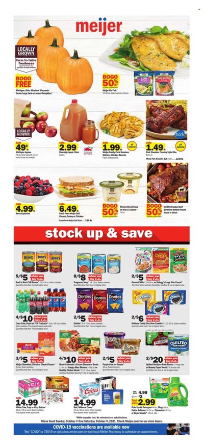 Meijer (IL) Weekly Ad Flyer October 1 to October 8