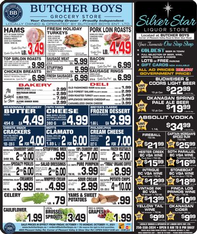 Butcher Boys Grocery Store Flyer October 1 to 11