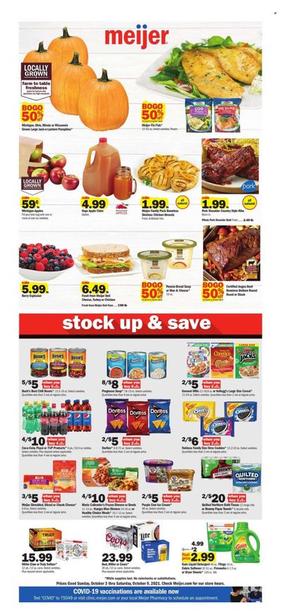 Meijer (WI) Weekly Ad Flyer October 1 to October 8