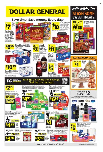 Dollar General Weekly Ad Flyer October 1 to October 8