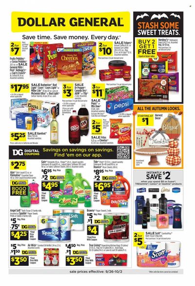Dollar General Weekly Ad Flyer October 1 to October 8