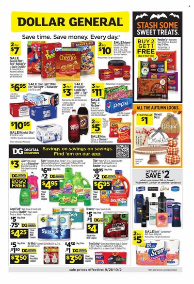Dollar General Weekly Ad Flyer October 1 to October 8