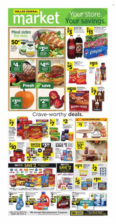 Dollar General (AL, GA, KY, LA, TN) Weekly Ad Flyer October 2 to October 9