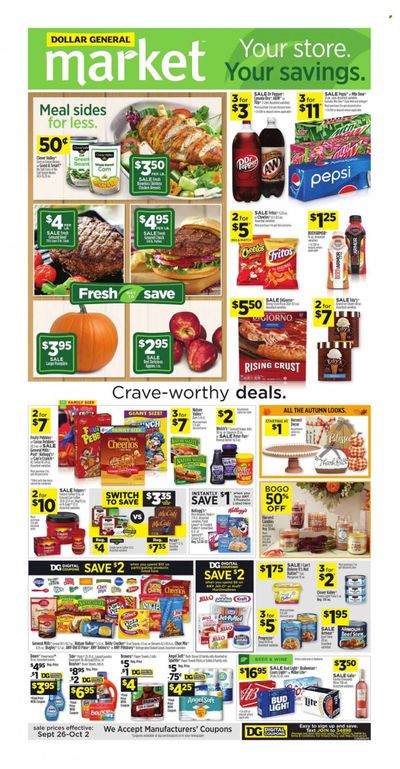 Dollar General (AL) Weekly Ad Flyer October 2 to October 9