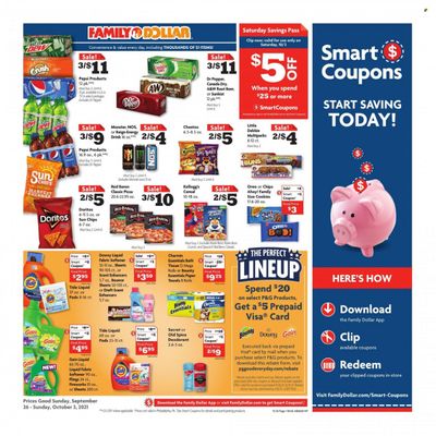 Family Dollar Weekly Ad Flyer October 2 to October 9