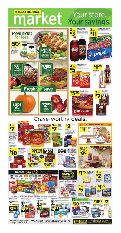 Dollar General (OH) Weekly Ad Flyer October 2 to October 9