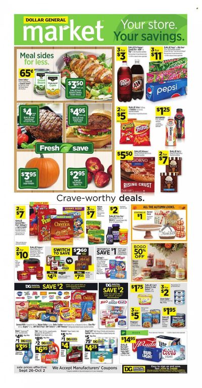 Dollar General (TN) Weekly Ad Flyer October 2 to October 9