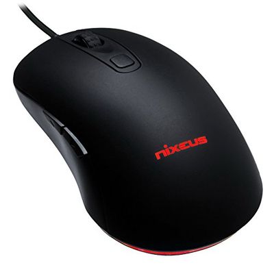 Nixeus REV-BK16 Revel Gaming Mouse PixArt PMW 3360 Sensor with 8 Preset Dpi, Light-Weight & Superior Tracking for Windows & Mac, Rubberized Black $35.02 (Reg $60.74)
