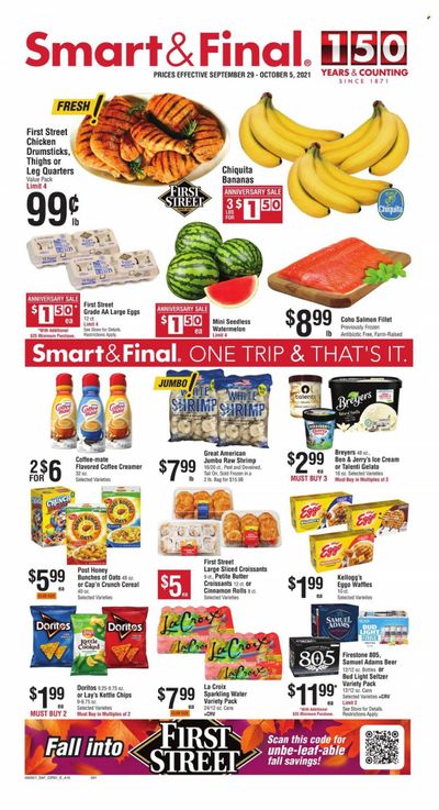 Smart & Final (AZ, CA) Weekly Ad Flyer October 2 to October 9