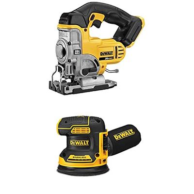 DEWALT 20V MAX Jig Saw, Tool Only (DCS331B) and 20V MAX* Orbital Sander, Tool Only (DCW210B) $258 (Reg $280.23)