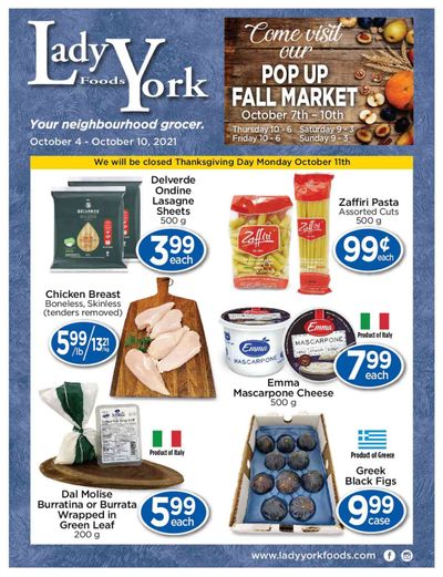 Lady York Foods Flyer October 4 to 10