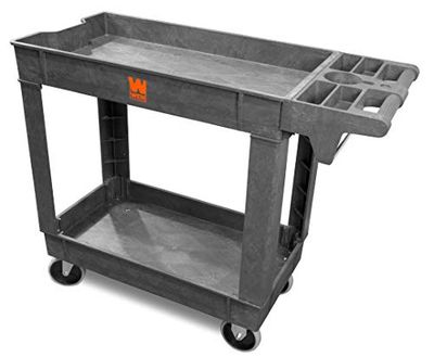 WEN 73009 500-Pound Capacity 40 by 17-Inch Two-Shelf Service Utility Cart $109 (Reg $157.29)