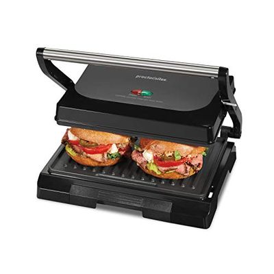 Proctor Silex Panini Sandwich Press, Black (25440PSC), 4 Serving $24.99 (Reg $31.99)