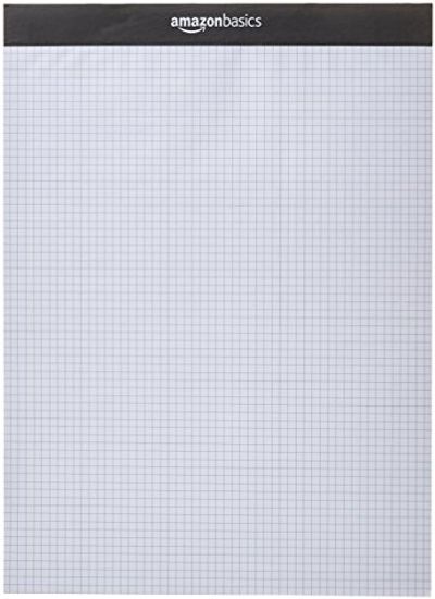 AmazonBasics Quad-Ruled Paper Pad - Pack of 2, 8.5 Inch x 11.75 Inch $7.87 (Reg $15.77)