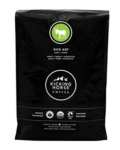 Kicking Horse Coffee, Kick Ass, Dark Roast, Whole Bean, 1 kg - Certified Organic, Fairtrade, Kosher Coffee $20.66 (Reg $26.39)
