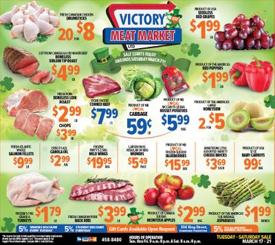 Victory Meat Market Flyer March 17 to 21