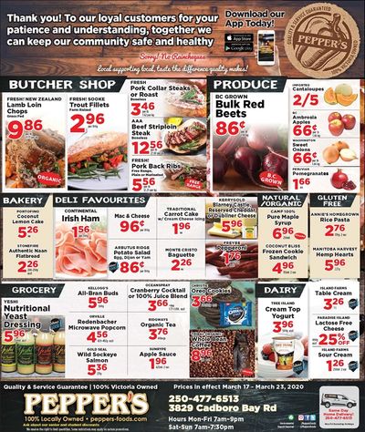 Pepper's Foods Flyer March 17 to 23