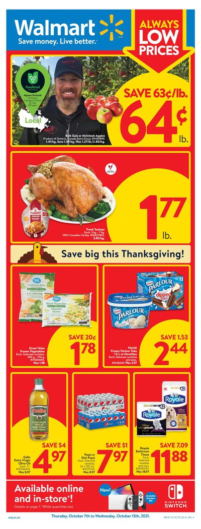 Walmart (ON) Flyer October 7 to 13