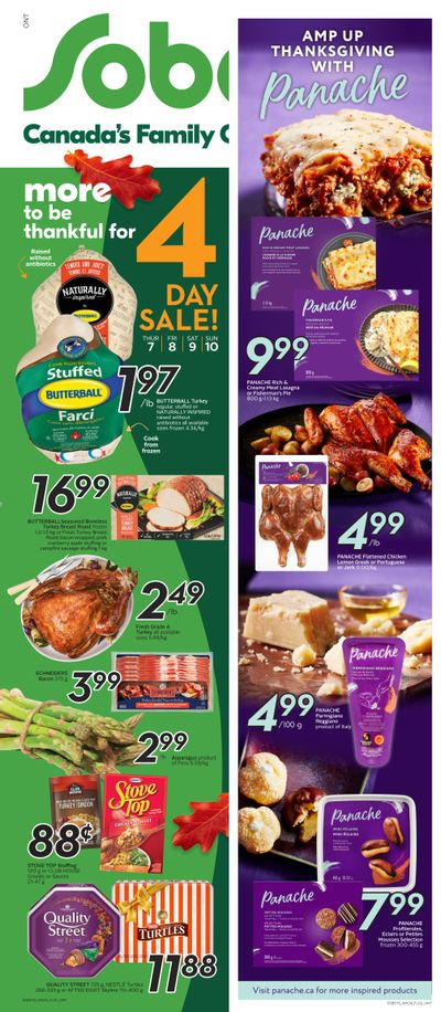 Sobeys (ON) Flyer October 7 to 13