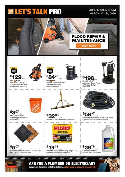 Home Depot Pro Flyer March 17 to 31