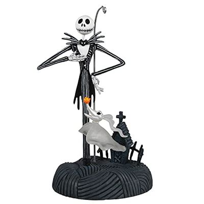 Hallmark Keepsake Ornament 2020, Disney Tim Burton's The Nightmare Before Christmas Collection Jack Skellington Storytellers with Light and Sound, 3499QXD6594, Multicolour $27.44 (Reg $39.83)