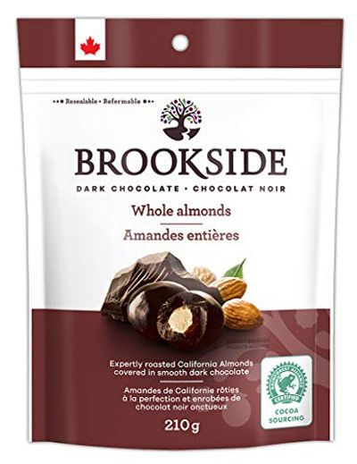 BROOKSIDE Dark Chocolate, Whole Almonds, 210g $3.97 (Reg $4.97)