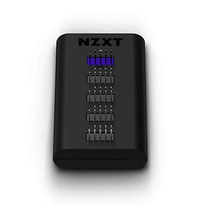 NZXT Internal USB Hub 3 - AC-IUSBH-M3-4 Internal USB 2.0 Ports - 3M Dual Lock Tapes - Magnetic Body - Plug and Play $24.99 (Reg $40.64)