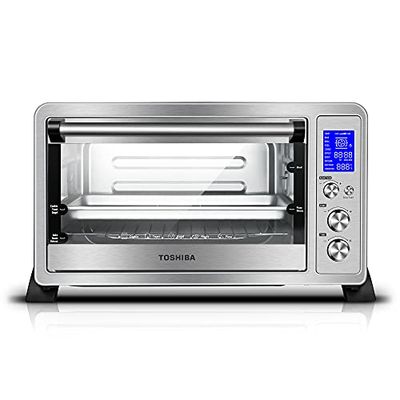 Toshiba AC25CEW-SS Digital Toaster Oven with Convection Cooking and 9 Functions, 6-Slice Bread/12-Inch Pizza, Stainless Steel $89.99 (Reg $149.99)