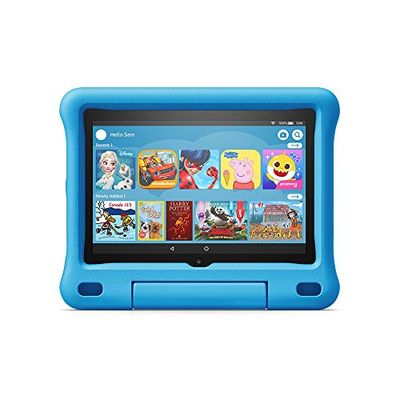 Fire HD 8 Kids tablet, 8" HD display, ages 3-7, 32 GB, Kid-Proof Case, Blue $129.99 (Reg $179.99)