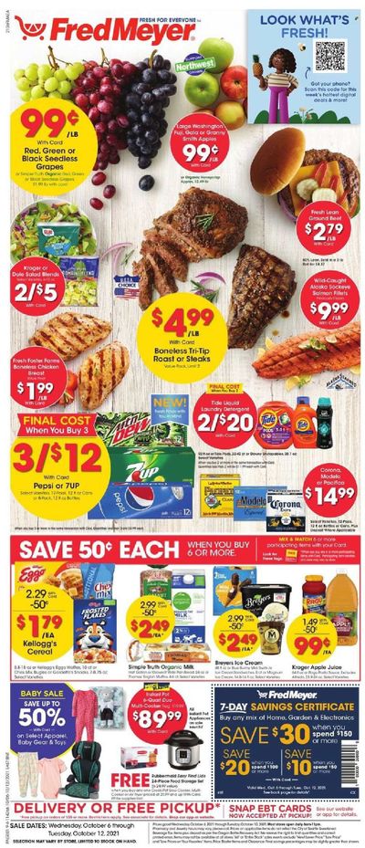 Fred Meyer Weekly Ad Flyer October 6 to October 13